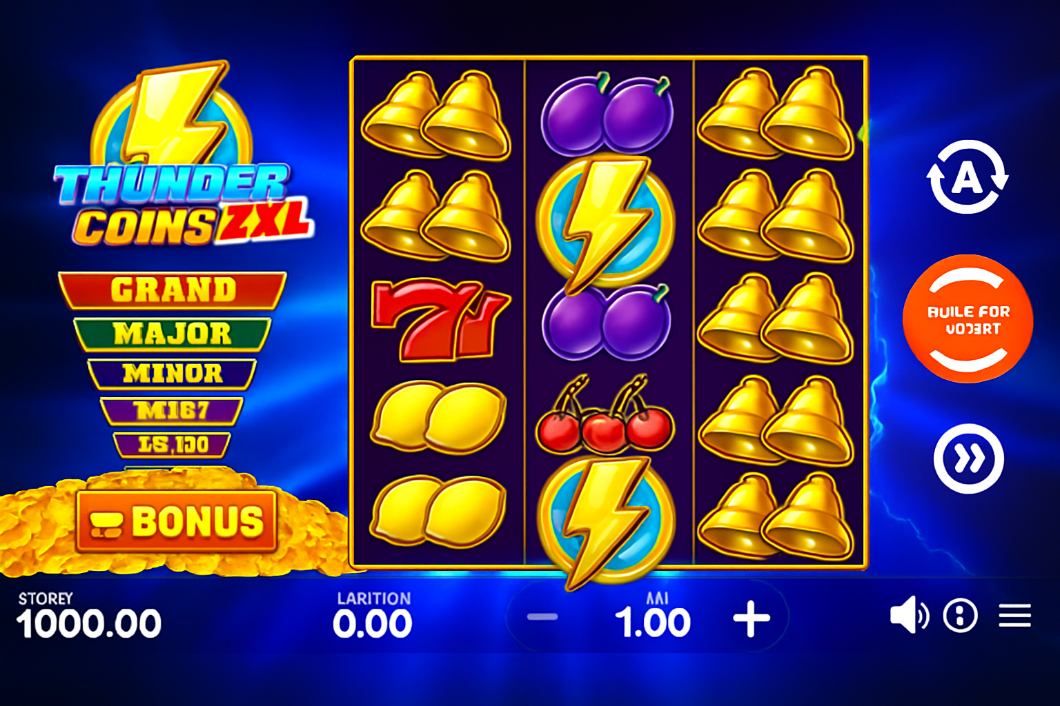 Thunder Coins XXL preview